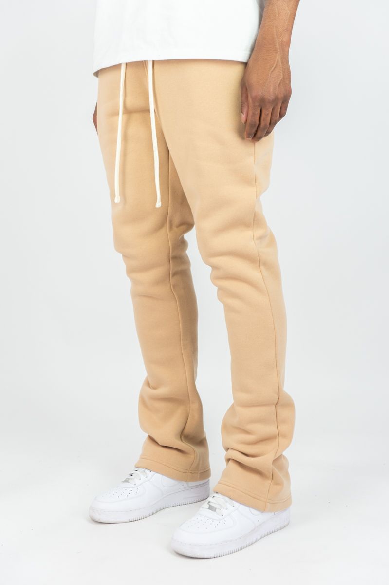 STACKED FLEECE PANTS