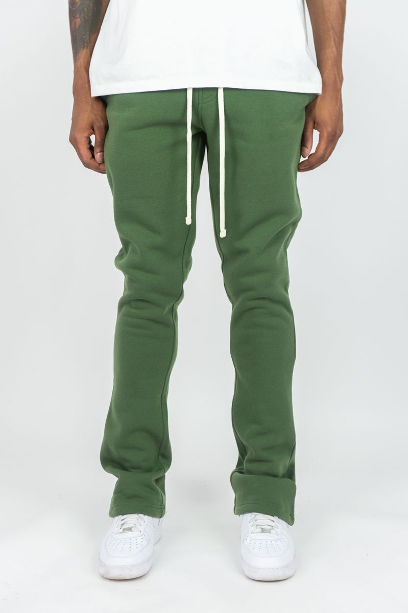 STACKED FLEECE PANTS
