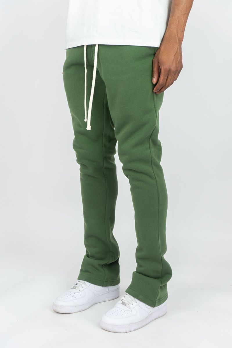 STACKED FLEECE PANTS