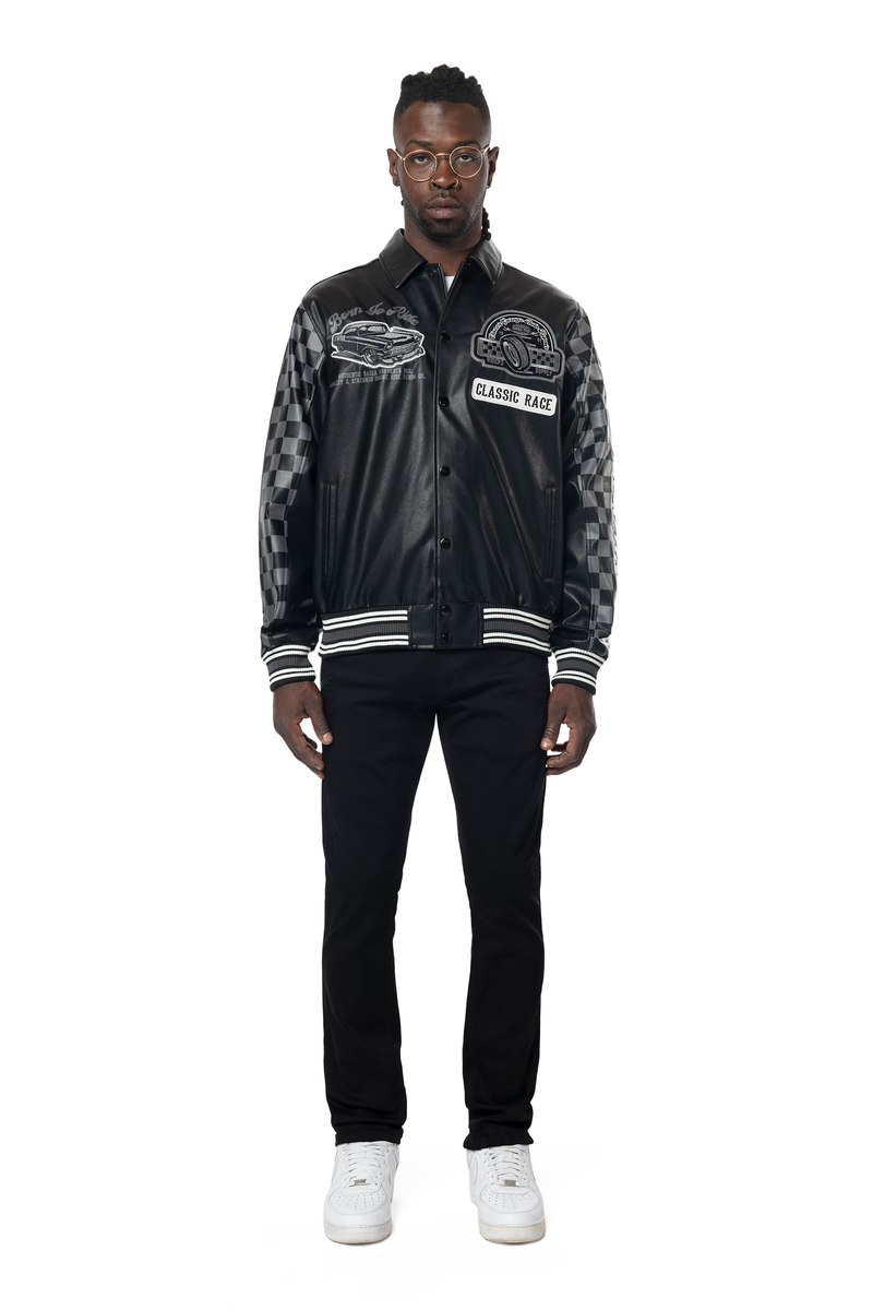 VEGAN LEATHER PITSTOP JACKET