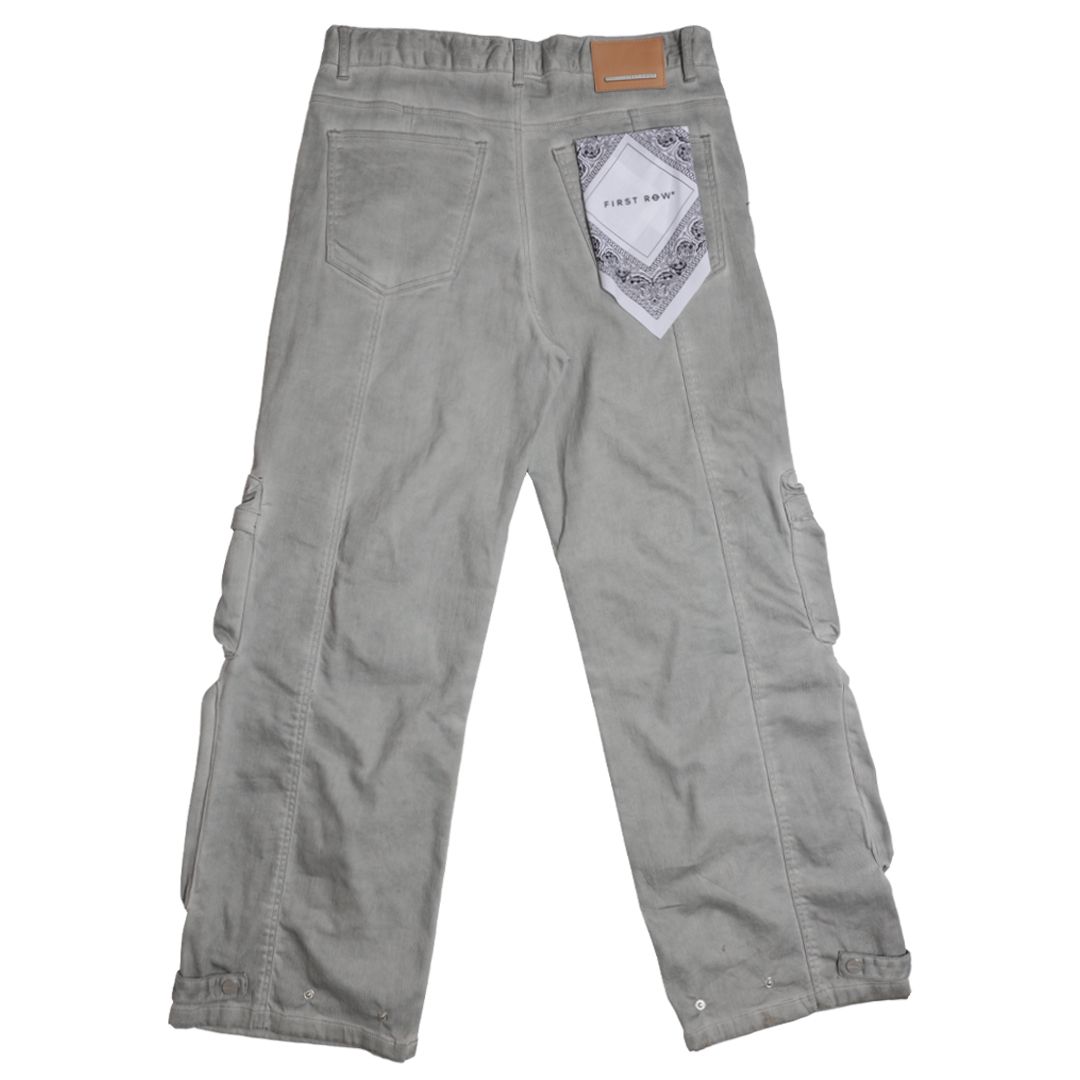 Y2K UTILITY CARGO DENIM PANTS