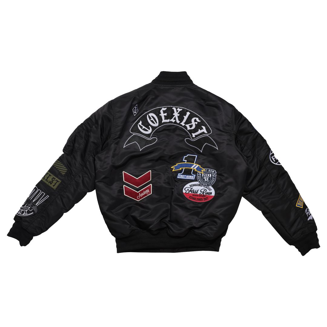 COEXIST MULTI PATCHES MA-1 JACKET