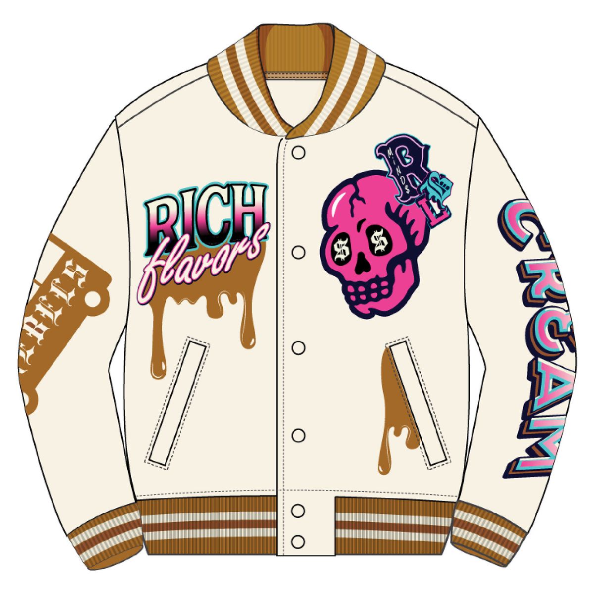 BOYS ICE CREAM NYLON JACKET