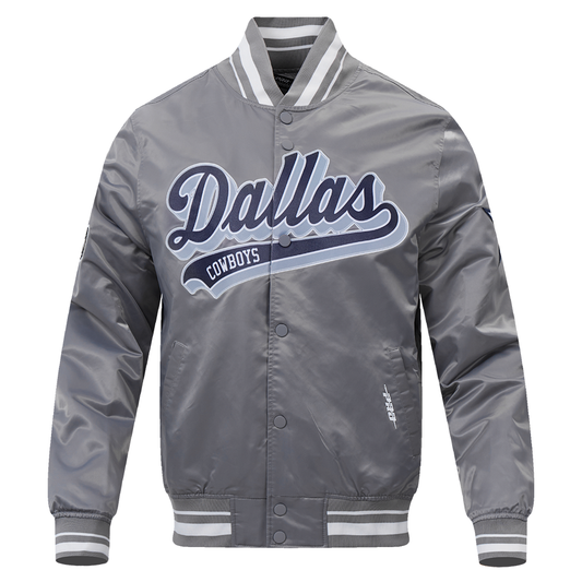 DALLAS COWBOYS SCRIPT TAIL M SATIN JACKET