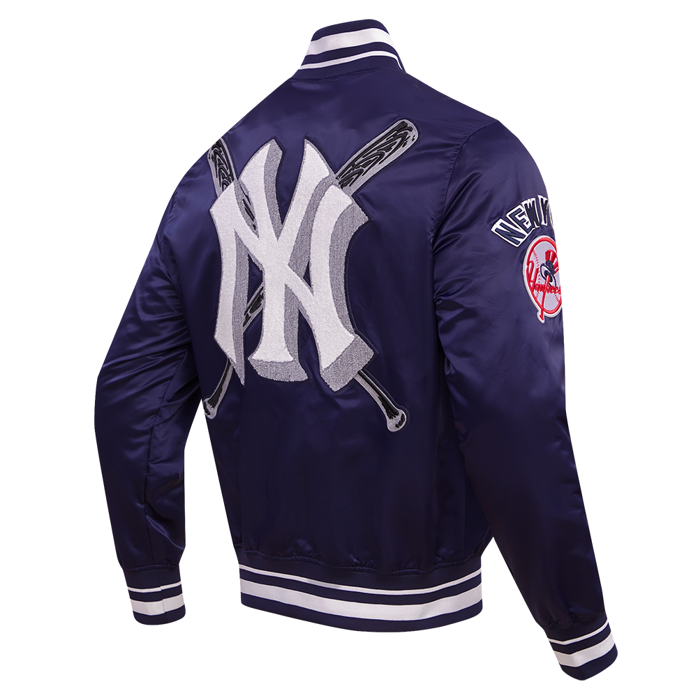 NEW YORK YANKEES MASH UP RIB SATIN JACKET