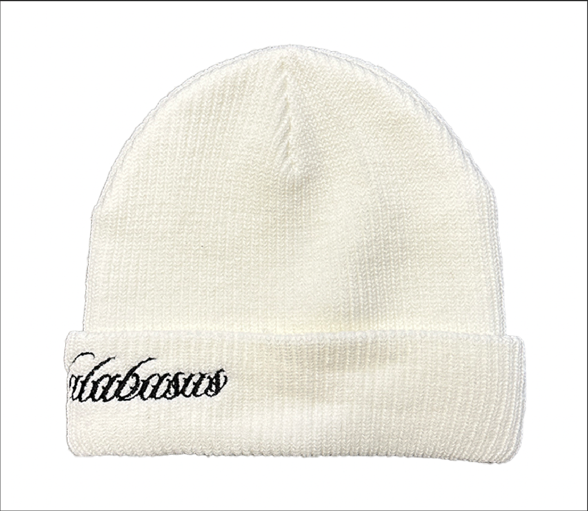 "GRANITE" WHITE BEENIE