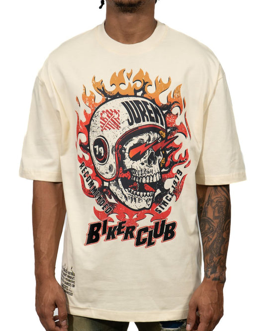 JUREN BIKERS CLUB NATURAL TEE