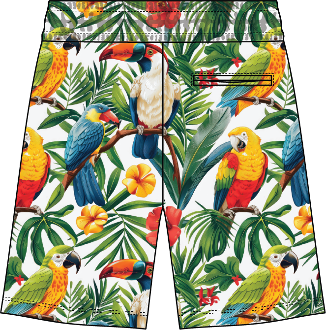 Tropical Vibes AOP Short