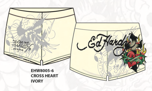 CROSS HEART BOOTY SHORT