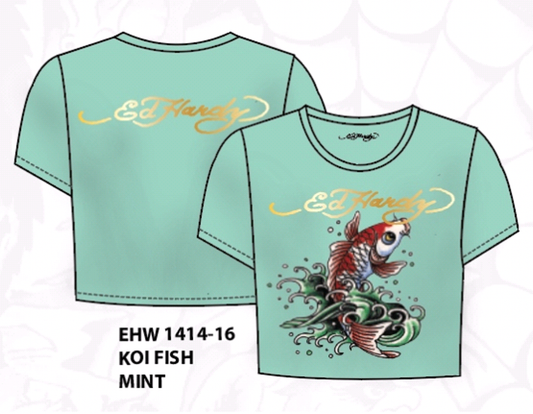 KOI FISH MESH TEE
