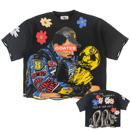 CROP KB GOATED TEE