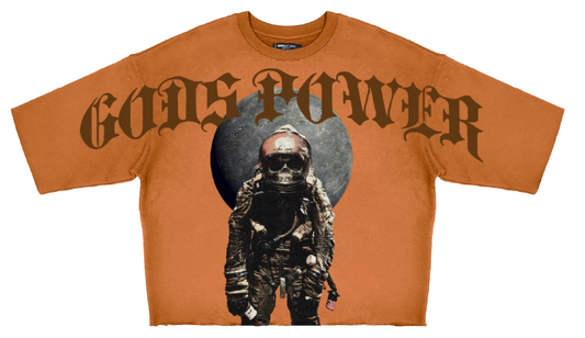 GODS POWER CROPPED TEE