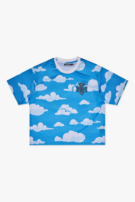 "SCRIMMAGE" BOX-FIT MESH TEE
