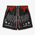 "SINISTER" POLY SHORTS (BLACK)