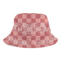 "SUMMERLAND" BUCKET HAT (RED CHECKER)