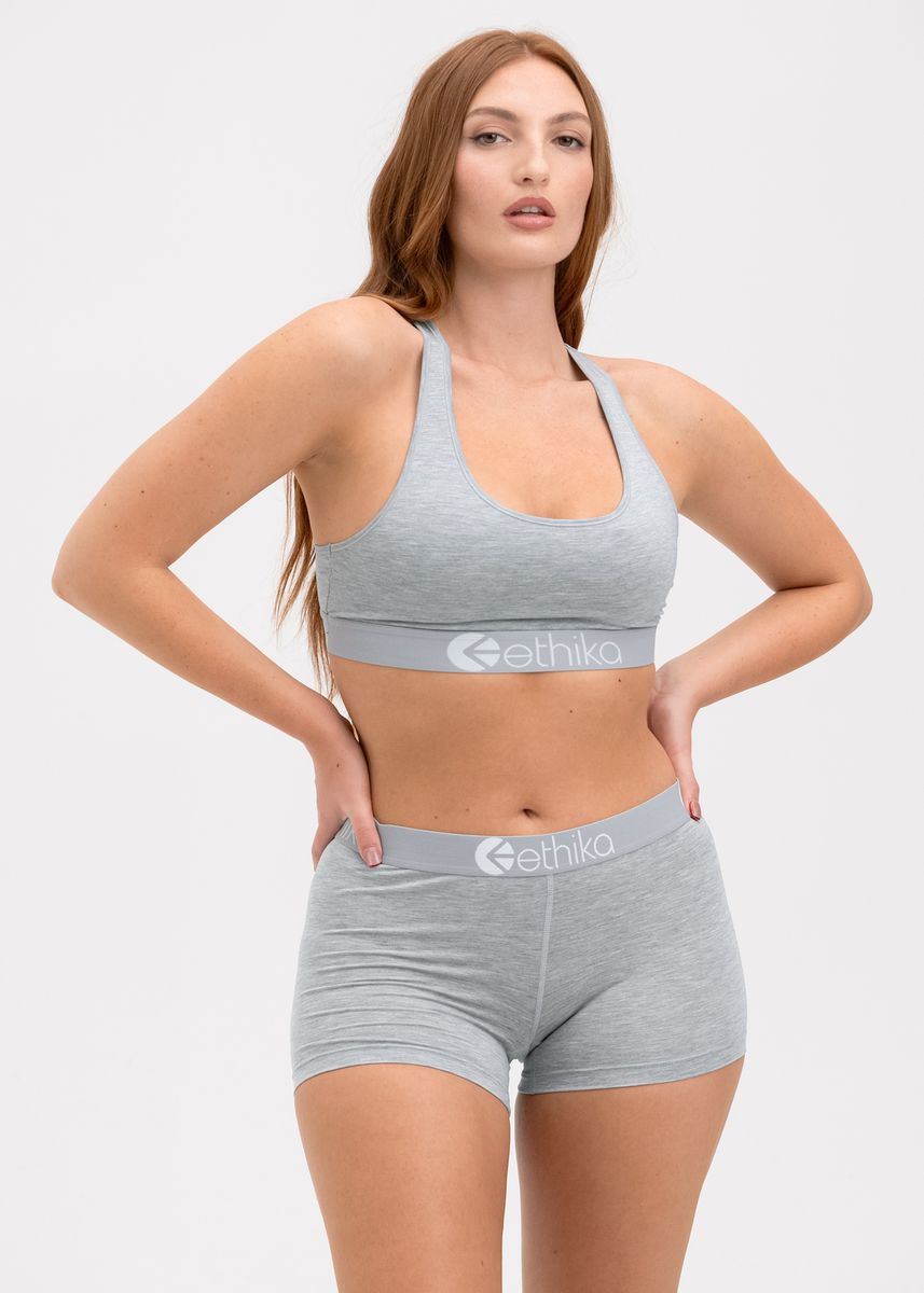 Light Heather& Midnight black bottoms