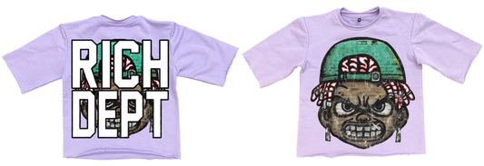 RICH DEPT CROP TOP KIDS FROM 4 TO 14 SIZE