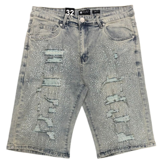 VINTAGE WASH JEAN SHORTS