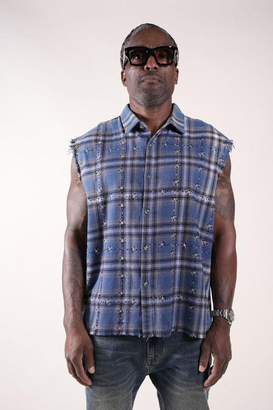 RHINESTONE FLANNEL