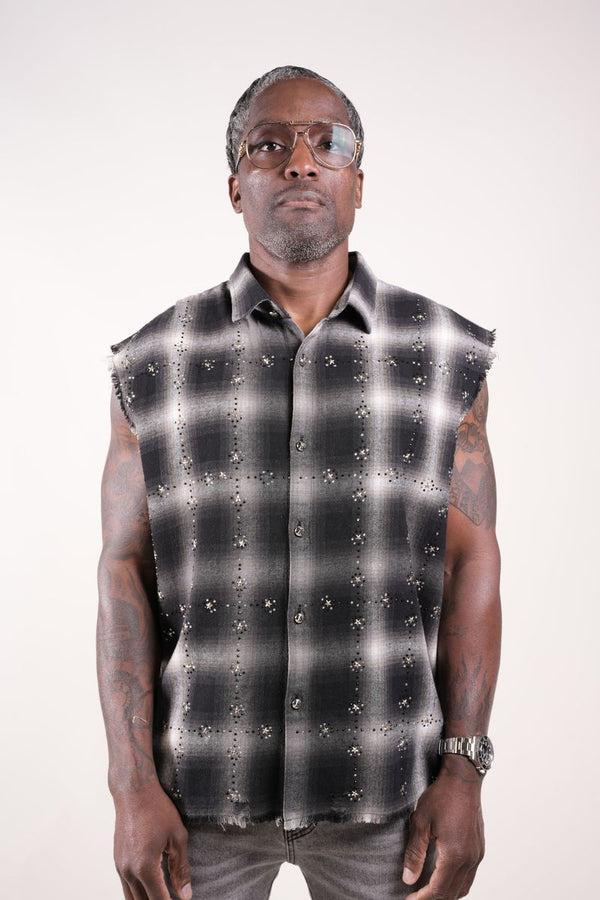 RHINESTONE FLANNEL