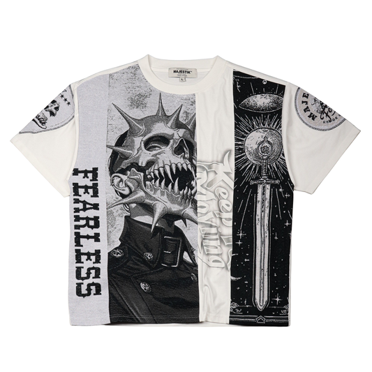 MEN’S TAPESTRY MIX CROPPED TEE