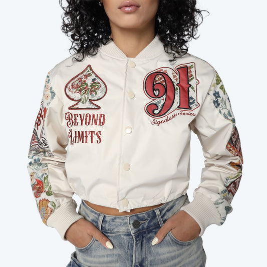 VARISITY CROPPED LIGHT JACKET