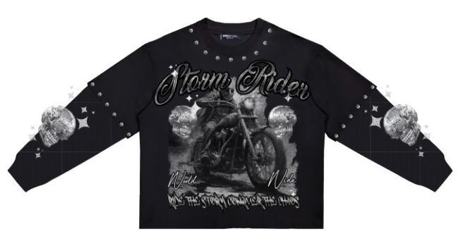 STORM RIDER BOXY LAYERED LONG SLEEVE TEE