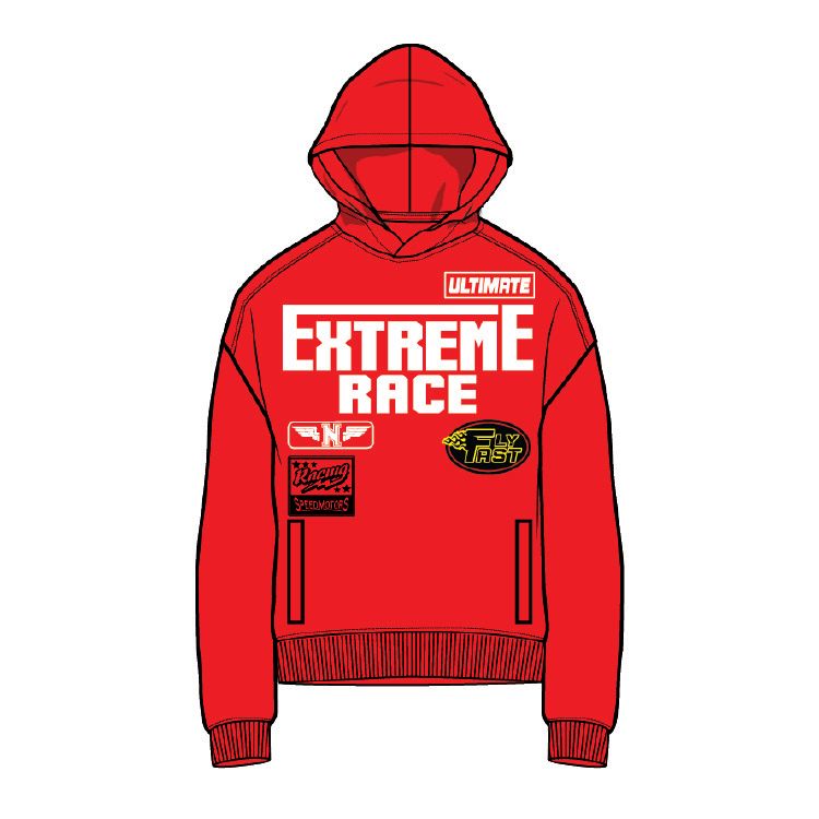EXTREME RACE HOODIE/ PROMO