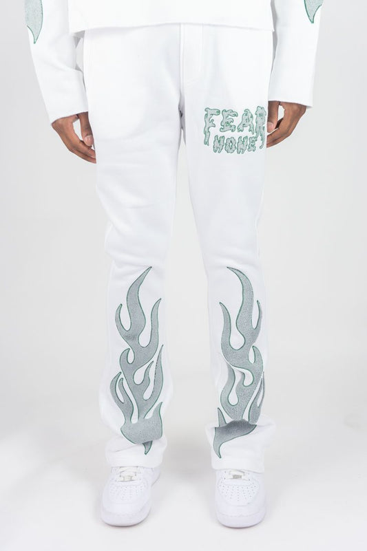 FEAR NONE STACKED SWEATPANTS