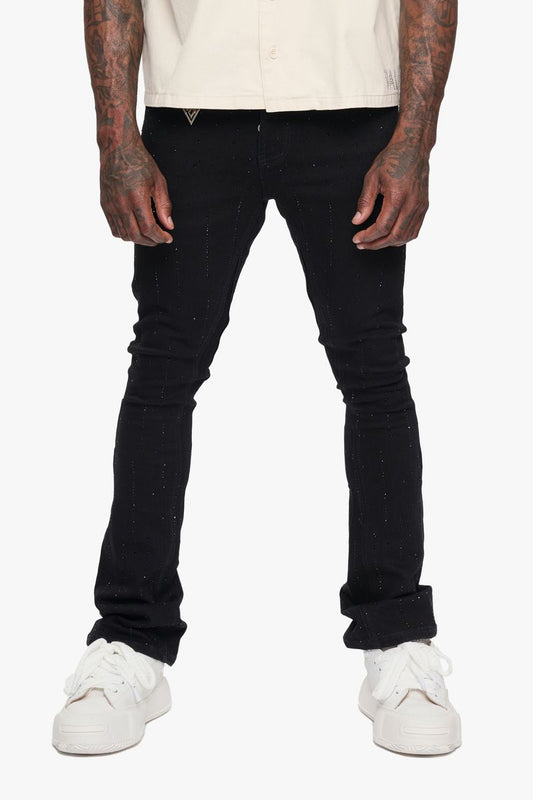 "HEATH" STACKED DENIM