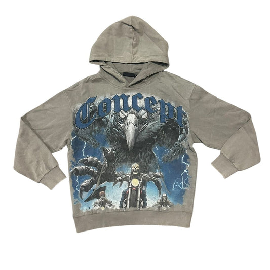 "BLACKHAWK" HOODY - GRY WASH