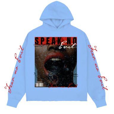 SPEAK NO EVIL BOXY FLEECE HOODIE