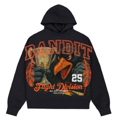 BANDIT DROP SHOULDER CLASSIC BOXY FLEECE HOODIE