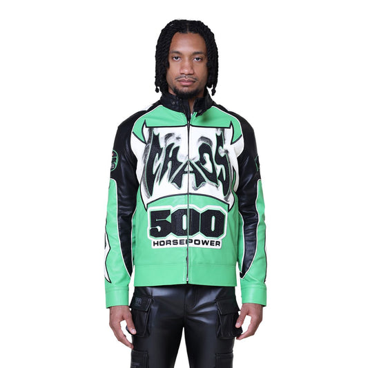 CHAOS PU RACING JACKET