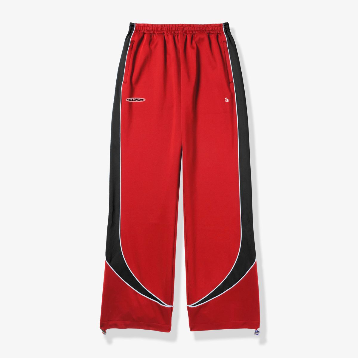TRACKSUIT PANTS (RED/BLACK)