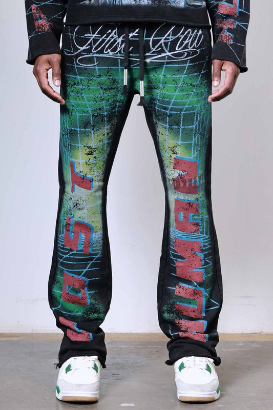 POST HUMAN MATRIX FLARE JOGGER