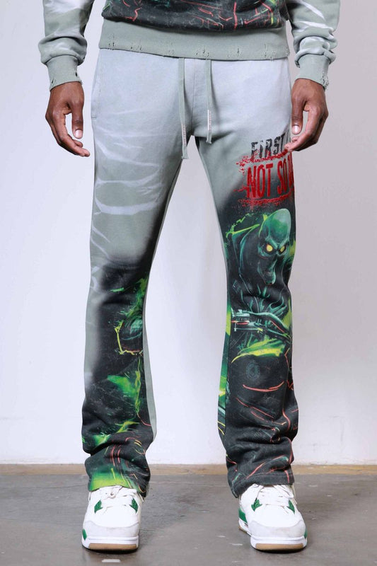 CAUTION NOT SO QUIET GHOST RIDER FLARE JOGGER