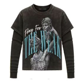PRAY FOR THE WEAK LONGSLEEVE 2FER