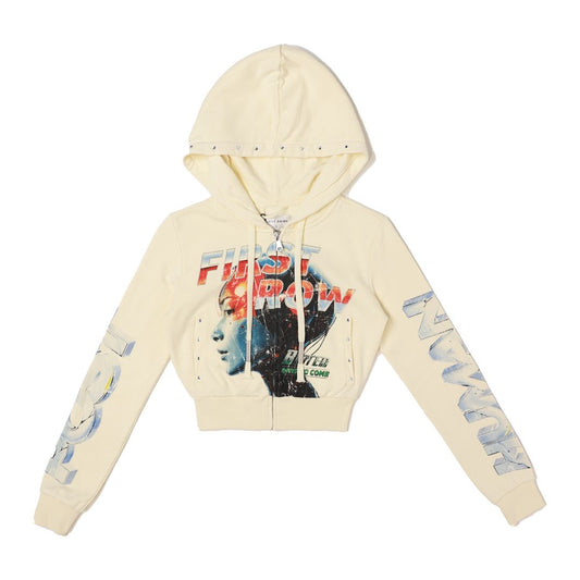 POST HUMAN NEW BORN HOODIE ZIPUP