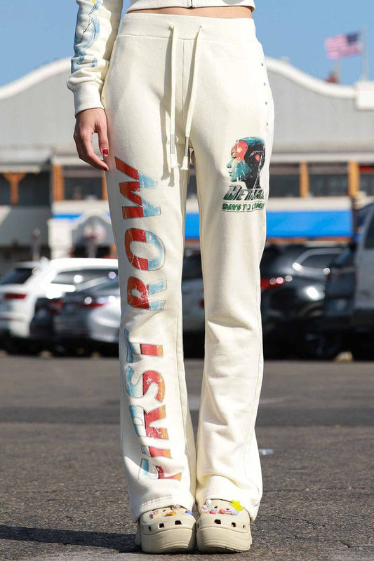 POST HUMAN NEW BORN FLARE JOGGER