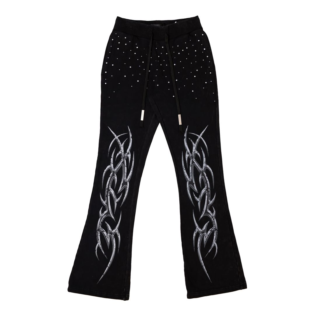 Y2K TRIBAL FLARE JOGGER