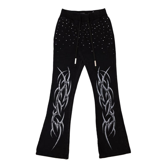 Y2K TRIBAL FLARE JOGGER