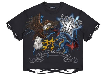 LEGEND IN THE AIR RHINESTONE BOXY TEE