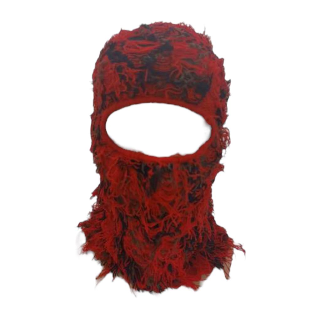 BLACK/RED SKI MASK