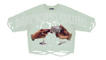 DIAMOND GRIND FLEECE CREW