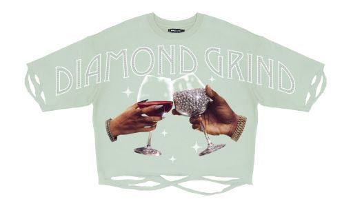DIAMOND GRIND FLEECE CREW