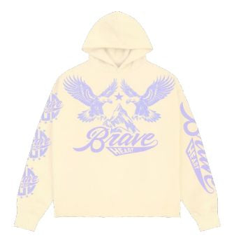 BRAVE HEART BOXY FLEECE HOODIE