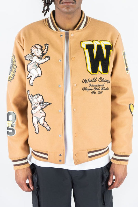 ANGELS MELTON VARSITY JKT