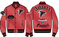 ATLANTA FALCONS MEN'S SATIN JACKET OLD ENGLISH