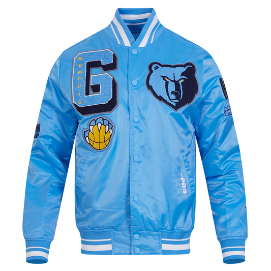 MEMPHIS GRIZZLIES MEN'S SATIN JACKET MASH UP